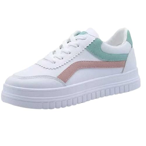 BUCADIA Girls Casual Wear Lace Sneakers (Pink Sky, Size-6) (B0CZXWVB98) Amazon Price History, Amazon Price Tracker
