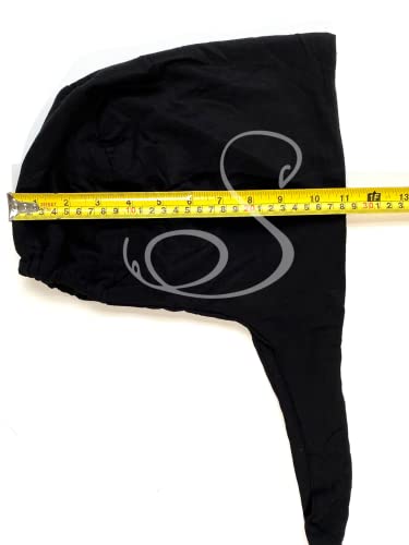 Women’s Cotton Bonnet with Silky Satin Lining for Hair Protection | Elegant Hijab Undercap, Sleep Cap, Breathable Underscarf with Tie-Back for Fashionable Modest Wearers (Nude)4