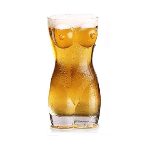 Verre à bière sexy, verre de pinte unique, forme de corps, verre de pinte, élégant unique pour les fêtes à la maison, clubs, événements, tasse de pinte Britannia, chope de bière, chope de bière