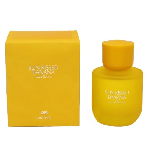 Zara Sun Kissed Banana Women Perfume Sweet Tropical Scent with Banana Almond & Creamy Meringue Accord Eau de Toilette EDT 90ml (3.04 fl. oz.)