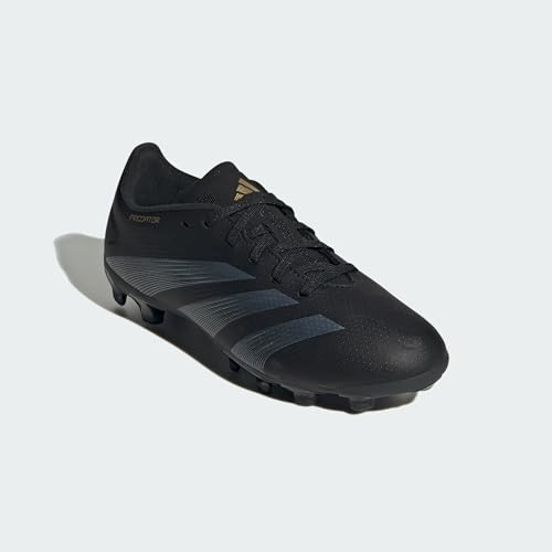 adidas Uniseks - dzieci PREDATOR LEAGUE J Football boots Multi Ground, Core Black/Carbon/Gold Metallic, 36 EU