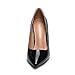 DREAM PAIRS Women's Closed Toe High Heels Dress Pointed Toe Wedding Pump Shoes,Size 7,Black/pat,Christian-New