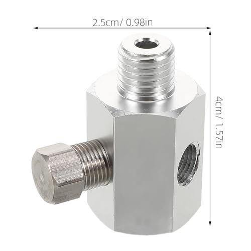SEWOART Oil Pressure Connector Aluminum Alloy Connector Fitting Side Port Adapter Automotive Replacement