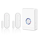 【Alarme de détection de mouvement 4-en-1】Ce détecteur de mouvement multifonctionnel propose quatre types de sonneries : accueil, sonnette de porte, alarme, et lumière de nuit. Idéal pour les systèmes de sécurité domestique, il détecte les mouvements autour des portes, fenêtres, allées, et envoie immédiatement une alerte au récepteur. Utilisez-le comme alarme porte et fenêtre pour protéger votre habitation.