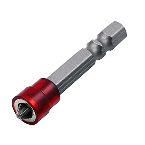 NOLOWY Broca magnética para destornillador eléctrico de cabeza cruzada, puntas de destornillador eléctrico de vástago de 1/4 pulgadas