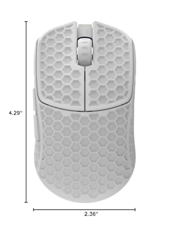 Image of G-Wolves HTX Mini Wireless Gaming Mouse -8k Reporting Rate- PAW3395 Sensor - 50 to 26,000 CPI - 26±2Gram (8K Report-White-All)