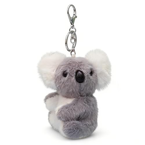 PEVRUAY Peluche Koala Llavero, Peluche De Koaly Ultrasuave, Ultra Soft Koa la Plush, Suave compañero de pelu che de Koa la, Simpáticos Koalys Realistas, para niños