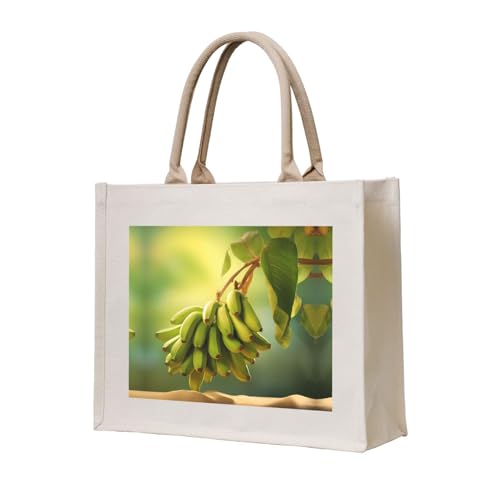 WBQLSL Sac de plage à motif bananier | Parfait pour la plage, les pique-niques, les voyages et les loisirs au bord de la piscine