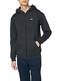 felpe vans ragazza nera  Vans Basic Zip Hoodie Cappuccio, Grigio (Black Heather Bhh), X-Small Uomo