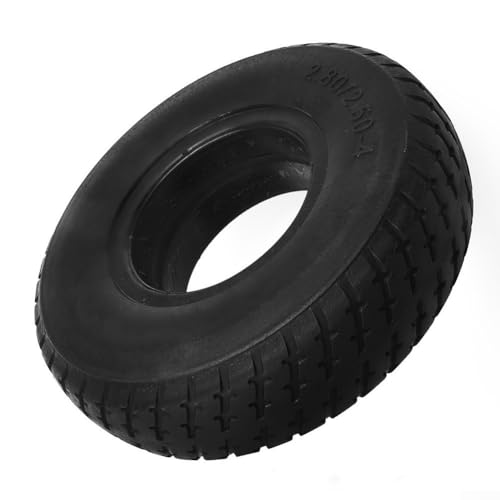 9 Inch 2.80/2.50-4 Explosion-Proof Solid Tire - Non-Slip Wear-Resistant Rubber, Maintenance-Free and Puncture-Proof, Scooter Non-Inflatable Replacement