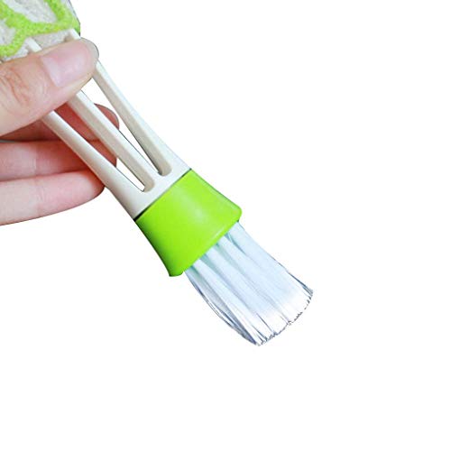 Coche Poratable Cepillo de Limpieza Vehículo Aire Acondicionado Salida Escobilla de Limpieza Teclado Tablero de Instrumentos Cepillo a Prueba de Polvo