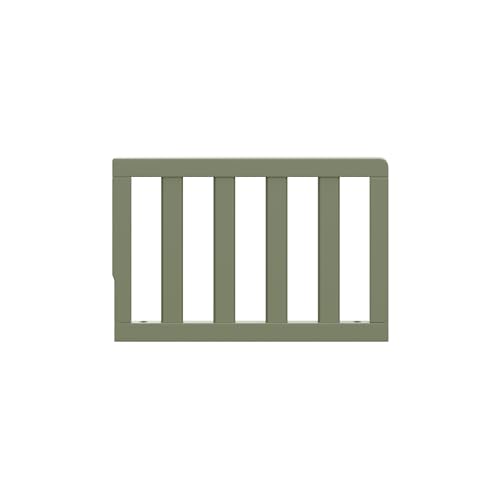 Image of Storkcraft & Graco Toddler Safety Guardrail with Slats (Olive) - GREENGUARD Gold Certified, Converts Compatible Storkcraft & Graco Crib to Toddler Bed, Each Guardrail Sold Individually