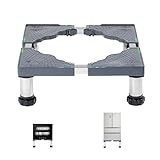 MQZHUK Base réglable multifonction | 4 pieds robustes | Largeur réglable 45-70cm | base réglable multifonction | pour Électroménager Réfrigérateur[13-16cm]