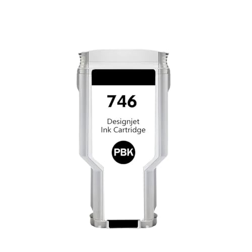 Cartouche d'encre 746 noire 300ml pour tirages de plans DesignJet P2V78A