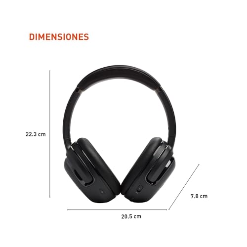 Image of JBL Tour One M2 - Wireless Over-Ear Noise Cancelling Headphones (Black), Medium