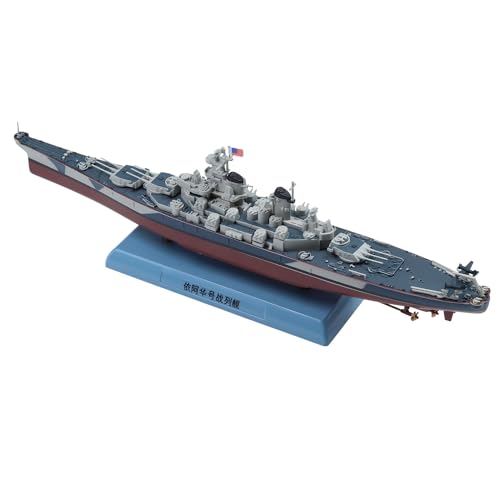 Udnorbay Iowa Class BB-61 Battleship Model 1/1000 Diecast Warship Pre-Built Models(Basic)