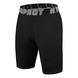 HYCOPROT Pantalones Cortos de Compresión para Niño...: 【Bequem und Atmungsaktiv】Unsere kompressionsshorts für jungen bestehen aus einem hoch elastischen materialmix aus 85% polyester und 15% elasthan. Dieses material sorgt dafür, dass die leggings äußerst bequem, atmungsaktiv, weich und hautfreundlich si...