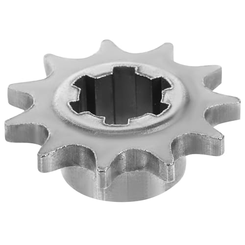 CONGARTENO Piñón de Cadena Metálico de Dientes para Motor Tiempos Engranaje Delantero Resistente para Bicicleta Motorizada Compatible con Múltiples Modelos