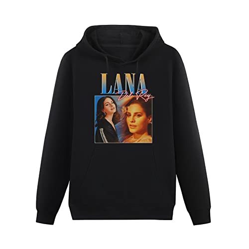 Photo de Besiege Lana Del-Rey Vintage Hoodies Pullover Hoody Black Sweatershirt XXL
