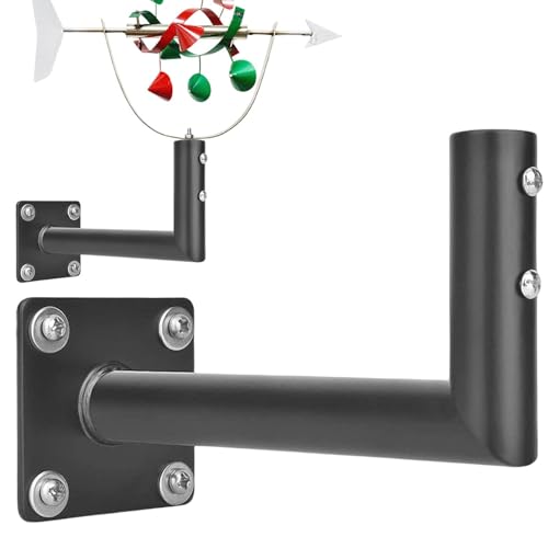 Support de girouette de toit robuste en acier galvanisé pour mât d'antenne - 8