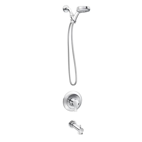 Moen 82618 Meena Single Handle Tub/Shower Valve with Handshower, Chrome