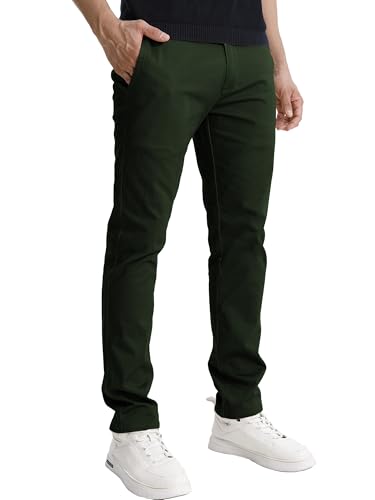Image of Match Men's Regular Fit Comfort Stretch Casual Chino Pants