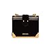 Prada Cahier Black Velluto city velvet mini handbag 1BH058