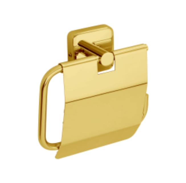 KOPS Nexa Golen Toilet Paper Holder for Bathroom | Golden Finish | Wall Mounted Stainless Steel Toilet Paper Holder | Rust-Free & Sleek Design | NX 3810-picture-19