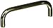 Baldwin 4674030 Wire Cabinet Pull in Bright Brass