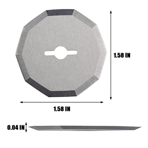 image for ALHXGUSLO 4-Pack Replacement Rotary Blades Compatible with Worx WX082L