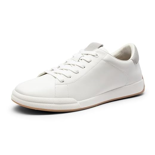 Bruno Marc Zapatos Casual Cordones para Hombres Zapatillas Deportivas de Moda Sneakers,Size 43,Blanco,BMUMFN2506