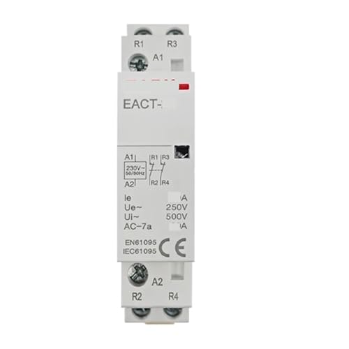 Contacteur AC 2P 16A automatisation du chauffage domestique sur rail DIN 220V