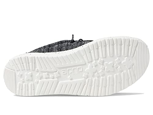 HEYDUDE Boy's Wally Youth Sox Skater Size 4 | Boy’s Shoes | Boy's Lace Up Loafers | Comfortable & Light-Weight3