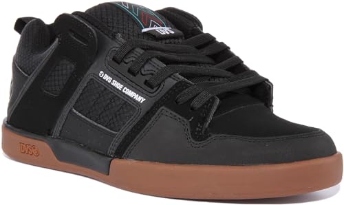 DVS Comanche 2.0+ Schuh für Herren, Schwarzer reflektierender Gummi Dave Bachinsky, 42 EU