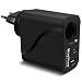 Produktbild RoyPow USB C Ladegerät, KFZ Netzadapter 36W mit Zigarettenanzünderbuchse, 230V bis 12V Konverter Netzteil, 18W PD QC Ladegerät mit US/UK/EU/AU Reiseladegerät, Adapter für iPhone, Galaxy, iPad