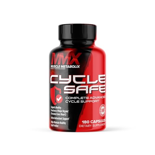 Cycle Safe Liver & Organ Defense | Complete Cycle Support | Super Prostate Support | Liver Support | Antioxidant Grape Seed Extract Plus Organ Detox | 180 Capsules Mens Supplement