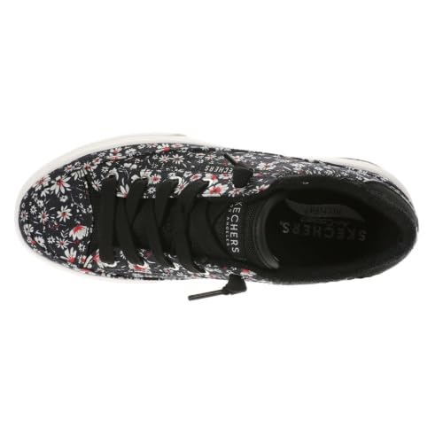 Image of Skechers Street Arch Fit Arcade-Print Powa Women's Oxford, 9.5 B(M) US, Black-White-Floral