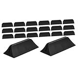 HONMEET 20pcs Adjustable Desk Partition Bracket Clip Plastic Screen Clamp for Office Privacy Panels Secure Glass Divider Attachment for Desktop Use