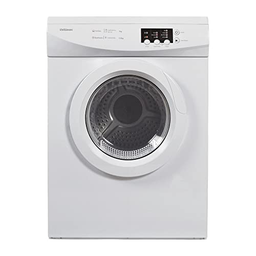Statesman TVM07W Vented Freestanding Tumble Dryer, 7kg Load Capacity, Anti Crease Function, Child...