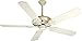 Craftmade K10615 Cecilia Dual Mount 52" Ceiling Fan with Pull Chain, 5 Blades, Antique White Distressed