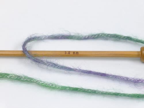 Image of Ice Yarn Picasso (3 Pack) Light Shinny Yarn Knitting Yarn Crochet Yarn for DIY Hand Knitting 44% Acrylic, 56% Polyester (3x1.76 Oz),(3x125 yds) (Deep Forest- Blue, Lilac, Green Shades)
