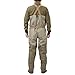 BASSDASH Men’s IMMERSE Tan Waders Waterproof Breathable Fly Fishing Stocking Foot Chest Waders for Hunting Lightweight