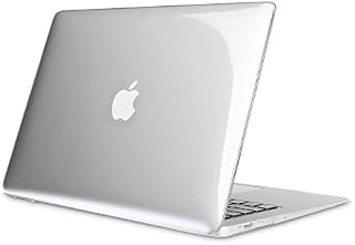 FINTIE Case Compatible with MacBook Air 13 Inch 2012-2017 Release (ModelA1466/A1369), Slim Snap On Hard Shell Protective Cover, Crystal Clear