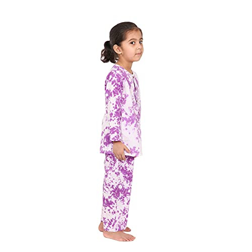 Image of Cotton Night Suit for Boys & Girls | Kids Pajama Set | Baby Girls Top-Pant Set | Kids Dress