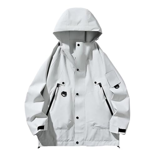 Veste de randonnée étanche contre la pluie et le vent en montagne