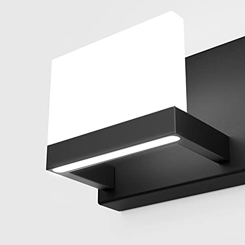Tipace 4 Lights Modern Black Vanity Light Up And Down Black Led Vanity Light Fixtures Bathroom Vanity Light Fixtures Over Mirror 6000K #TOP4