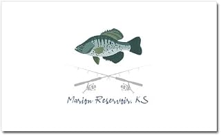 CafePress Marion Reservoir Kansas Car Magnet, 20"x 12" Magnetic Door Display