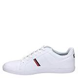 Lacoste Herren Europa TRI1 SMA Sneakers, Weiß (Wht/NVY/Red), 46.5 EU