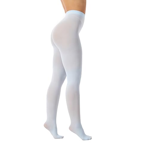 Image of Frola Semi Opaque Tights for Women 40 Denier Matte Solid Color Pantyhose Soft Stockings Nylons Under Dress