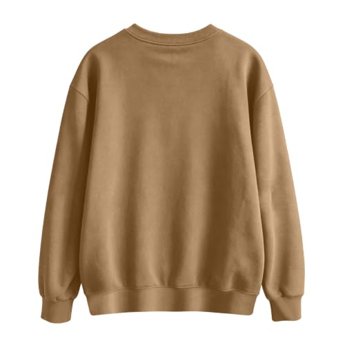 Pumpkin Sweatshirt Women Sequin Oversized Crewneck Halloween Sweatshirts - image 4